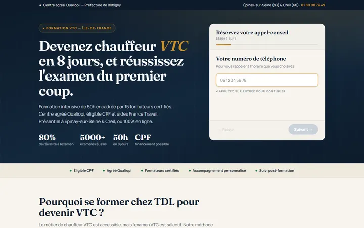 Landing VTC